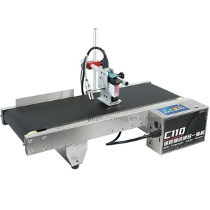C110 Mini impresora de inyección de tinta transportadora, fecha de producción, código QR, código de barras, pequeña máquina de codificación multifuncional - Product Image 1