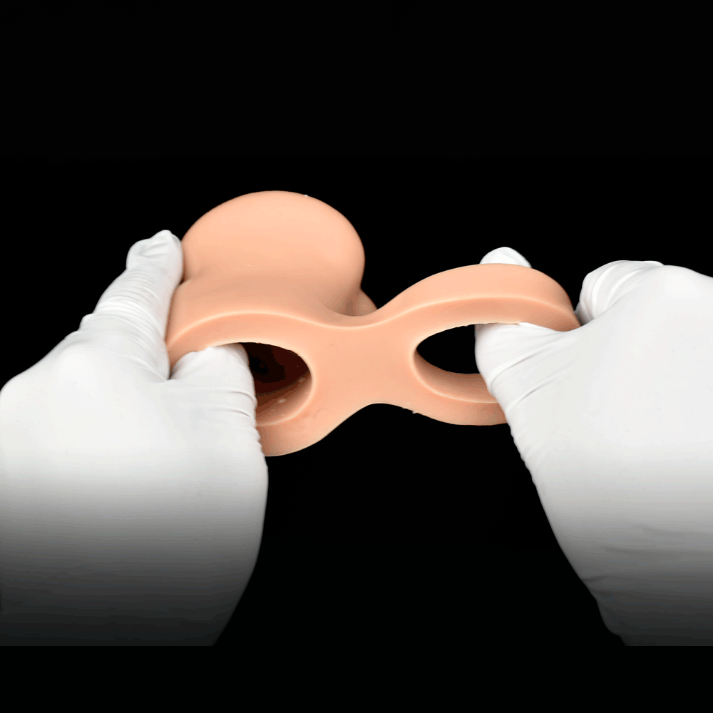 penisring cupe Adjustable Beaded Clitoral Stimulation Vibrating Penis Ring main image 1