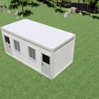 Maisons préfabriquées personnalisées en conteneurs, panneaux sandwich en acier, modernes, à montage rapide, à installer en kit, une ou deux chambres, prêtes à être expédiées
