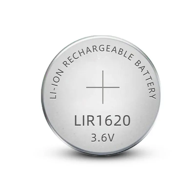 Перезаряжаемая литиево-ионная батарея LIR1620 3,6 В, 16 мАч