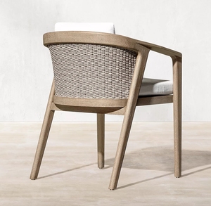Set da <span class=keywords><strong>Giardino</strong></span> <span class=keywords><strong>in</strong></span> Teak di <span class=keywords><strong>Legno</strong></span> <span class=keywords><strong>per</strong></span> Esterni con <span class=keywords><strong>Sedie</strong></span> e Tavolo <span class=keywords><strong>per</strong></span> Ristorazione <span class=keywords><strong>in</strong></span> Hotel o Uso Esterno - Product Image 3