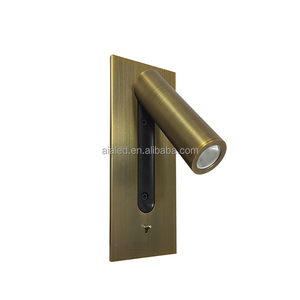 Luz de lectura LED flexible de acero inoxidable, cabecera ajustable, moderna, de aluminio, para hotel, cabecera de pared, cama, lámpara de pared, villa - Product Image 6