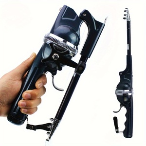 Canne à pêche pliable tout-en-un avec moulinet et ligne de pêche à <span class=keywords><strong>double</strong></span> bascule - Product Image 1