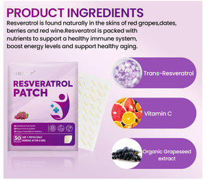 Suplemento de resveratrol OEM, parche transdérmico, parche desechable, Programa de marca compartida para socios minoristas internacionales - Product Image 4