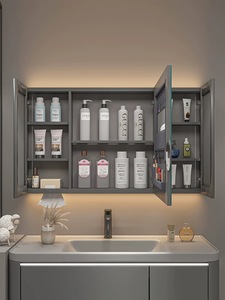 Armoire à <span class=keywords><strong>miroir</strong></span> LED professionnelle, design moderne intelligent, <span class=keywords><strong>interrupteur</strong></span> tactile, pour salon, chambre, hôtel, en acier inoxydable pour salles <span class=keywords><strong>de</strong></span> <span class=keywords><strong>bain</strong></span> - Product Image 3