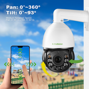 GX-PL2X20D-M5C gcraftsman giá rẻ hơn 5MP <span class=keywords><strong>IP</strong></span> PoE PTZ máy ảnh với 20x Zoom quang học hình dạng con người tự động theo dõi Xmeye - Product Image 6