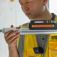 `HT-75J/A Brick Rebound Hammer, Alat Uji Kekuatan Terintegrasi Digital NDT Sclerometer`Peralatan Portabel Pembacaan Langsung