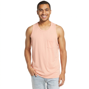 Camisetas de Tirantes Unisex de Algodón, Hechas a Medida, al por Mayor, Disponibles para Cualquier Ocasión, Variedad de Colores y Tallas, Manga Corta, Ropa para Hombre - Product Image 1