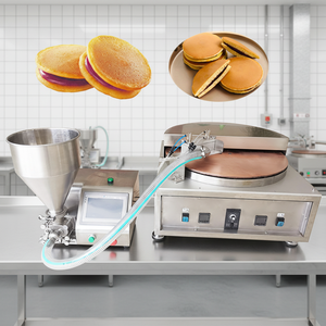 Neue HANZUN Vollautomatische 220V Japanische Pfannkuchenmaschine für Bäckereien Dorayaki 304 Edelstahl Hohe Kapazität 100-300 Stück/Std - Product Image 1