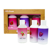 Vente en gros de beurre de karité biologique pour le bain effervescents Lotion nettoyante pour le corps végétalienne hydratante personnalisée à marque privée pour la peau éclaircissante à saveur de fruits
