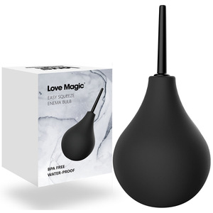 Balle pour lavement 220 ml noire unisexe, produit de nettoyage pour irrigateur vaginal et anal - Product Image 5