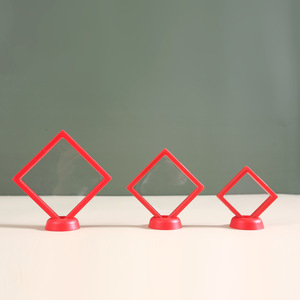 Boîte à bijoux en velours transparent de haute qualité avec film PE fait main, design carré transparent pour le rangement et la présentation de bijoux - Product Image 5