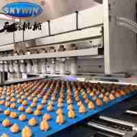 Machine entièrement automatique pour la fabrication de biscuits fourrés, machine à biscuits garnis