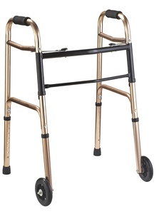 Deambulatore Pieghevole in Alluminio Leggero di Grado Medicale con Sedile AOLIKE Certificato CE ISO UKCA per Riabilitazione Adulti - Product Image 2