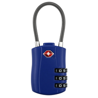 Cadenas à combinaison réinitialisable Premium TSA-527, antivol robuste pour écoles, dortoirs et armoires de bureau