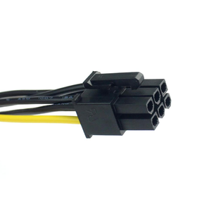 Dual 2 SATA 15 Pin Male untuk Pci-E Express Card 6 Pin Pria Grafis Kartu Video Kabel 20Cm - Product Image 4