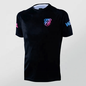 2026 Service OEM personnalisé Maillot de rugby en polyester vierge, T-shirts et shorts de rugby, Tenue de football tactile, Impression par sublimation Dog - Product Image 1