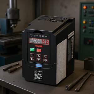 Variateur de fréquence Vevor VFD 1Hp 0.75Kw 220V 1-3 phases pour moteur AC, commande de broche CNC - Product Image 2