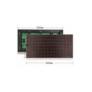 Pantalla <span class=keywords><strong>LED</strong></span> P10 Impermeable para Exteriores, Tablero de Mensajes con Texto en Movimiento de un Solo Color Rojo, con Módulos SMD DIP, para Publicidad en Tiendas - Product Image 2