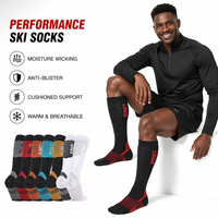 Chaussettes de compression sportives personnalisées pour jeunes, tricotées, hautes jusqu'au genou, antidérapantes, favorisant la circulation, respirantes et écologiques