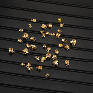 Thép không gỉ đồ trang sức tìm thấy calotte kết thúc <span class=keywords><strong>Knot</strong></span> bao gồm đôi vòng khép kín vỏ sò hạt kết nối kết thúc Hạt Đóng Cửa Khóa - Product Image 4