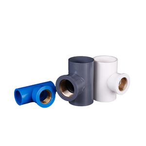 Accesorios <span class=keywords><strong>de</strong></span> PVC OEM ODM con Inserto <span class=keywords><strong>de</strong></span> Latón, Conexiones Roscadas <span class=keywords><strong>de</strong></span> <span class=keywords><strong>Cobre</strong></span>, Codo, T, Reductor, Resistentes a la Corrosión y a los Productos Químicos - Product Image 1