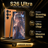 Terbaik untuk Bisnis Smartphone S26 Ultra Layar AMOLED 7.3 Inci Full HD 16GB+1TB Android 14 Kamera Belakang 108MP Face ID LTE CDMA