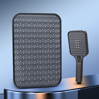 Pomme de douche de plafond à haute pression réglable en matériau ABS avec 3 modes de pulvérisation pour les foyers, les appartements et les hôtels