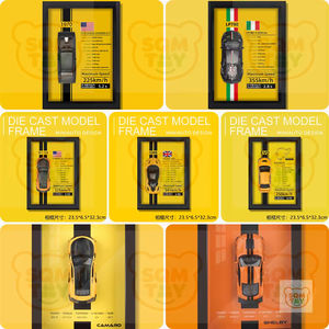 Modellino di <span class=keywords><strong>Auto</strong></span> Sportiva in Lega Metallica Versione Cornice Fotografica Simulazione 3D <span class=keywords><strong>Auto</strong></span> da Corsa - Product Image 5