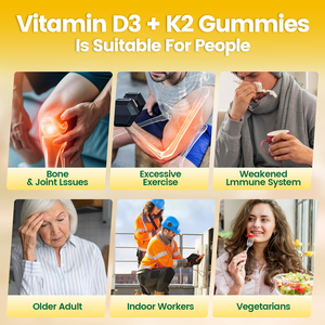 VivoNu <b>Vitamin</b> D3 K2 <b>Gummy</b> 80g Three Pack Calcium Absorption Chew Bone Health Daily Immune Wellness Artificial Plant Extract - Product Image 3