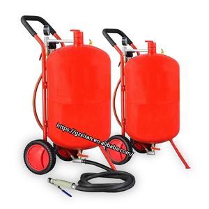 Machine de sablage à sec de petite taille 5/10/20 gallons, réservoir pressurisé mobile, type baril, sablage portable, mini sablage sous vide pour éliminer la rouille - Product Image 2