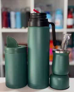 Thermos in Acciaio Inossidabile di Grado Alimentare Personalizzato Senza BPA con Isolamento Sottovuoto Grande Capacità 1 Litro 1000ml - Product Image 4