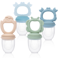 Tétine en silicone pour bébé Sucette pour nourrisson Mangeoire pour aliments frais Sucette pour bébé