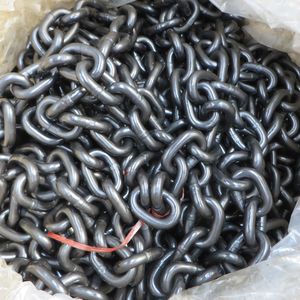 Cadeia de Elos Redondos de Alta Resistência G80 de 6-42mm para Elevação e Mineração, para Guincho Monorail/Antiderrapante - Product Image 2
