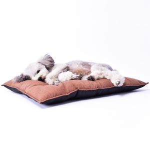 Honden- en kattenhuis & -bed van dik pluche, modern design, rechthoekig, geschikt voor alle seizoenen - Product Image 3