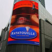 Affiche LED numérique HD couleur pleine P10, publicité extérieure, grand écran flexible géant commercial, 8K HDR10+, luminosité 5000 cd