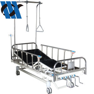 Cama ortopédica multifunción de cuatro manivelas, cama de tracción de fisioterapia Manual, 1 unidad - Product Image 6