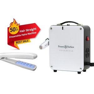 Appareil de soin capillaire portable 2-en-1 pour la repousse des cheveux, avec fonction de froid intensif et fer à lisser, pour instituts de beauté et spas - Product Image 1