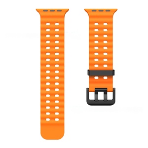 Correa Deportiva de Silicona <span class=keywords><strong>para</strong></span> <span class=keywords><strong>Apple</strong></span> <span class=keywords><strong>Watch</strong></span> Ultra 2/S10/S11/SE/S9 con Hebilla, Resistente al Agua y Transpirable - Product Image 3