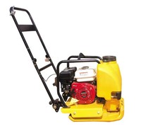 Compacteur à plaques manuel de 85 kg avec 2 tonnes de force d'excitation, utilisation flexible, moteur à essence Honda