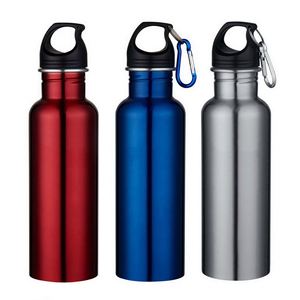Bouteille d'eau sport isotherme personnalisée en acier inoxydable 304 à paroi simple de 26 oz - Product Image 1
