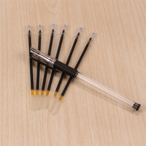 This is a set of 0.5mm black ballpoint <b>pens</b> (6 <b>refills</b> per <b>pen</b>) for office stationery, advertising, and business promotion. - Product Image 4