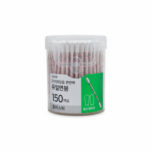 Bâtonnets de nettoyage d'oreilles double face pour l'élimination du cérumen, 150 pièces, modèle Daiso2217 - Product Image 2