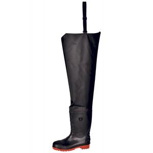 PORTWEST - FW71BKR40 S5 Vadeador de cintura de seguridad negro-BOTAS EAN 5036108199143 - Product Image 1