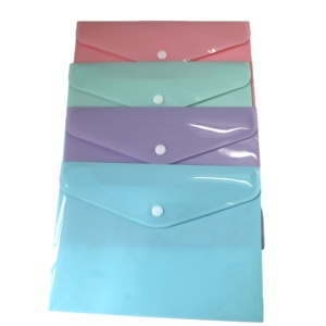 Tùy Chỉnh Thư Túi Nhựa Nút Thư Mục Thư Tập Tin Thư Mục Nhỏ Thư Mục Cho Các Tài Liệu Nhựa Thư Mục Tập Tin Túi Tài Liệu Chủ - Product Image 1