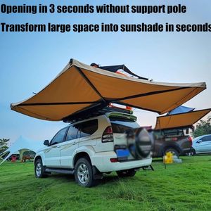 Toldo lateral para coche Independiente de 270 grados, tienda de montaje en techo ABS, toldo para acampar al aire libre, ventilador independiente - Product Image 2
