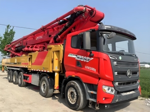 Camion pompe à béton Sany Diesel 8x4 d'occasion fabriqué en Chine, puissance 315 kW, productivité 170 m/h, distance de transport 37m-62m - Product Image 2