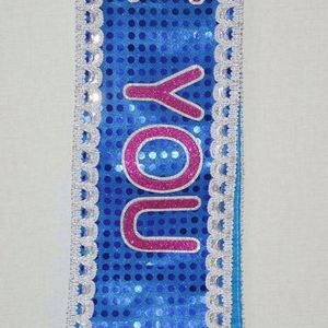 Écharpe en satin personnalisée avec logo pour future mariée, anniversaire, concours de beauté, fête - Product Image 5