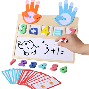 Jouet d'apprentissage arithmétique jeu de tri des couleurs stylo contrôle mise au point formation comptage des doigts planche à <span class=keywords><strong>dessin</strong></span> et <span class=keywords><strong>labyrinthe</strong></span> - Product Image 1