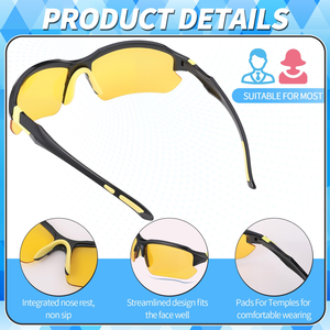 <b>Night</b>-Vision <b>Glasses</b> Sports Protective Gears Sunglasses <b>Night</b> Vision Drivers <b>Glasses</b> <b>Driving</b> <b>Glasses</b> Interior Accessories - Product Image 3